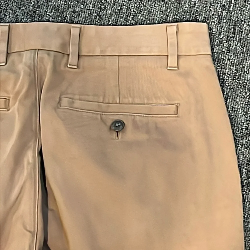 Everlane Uniform khaki beige flat front slim fit pants cotton blend 30x30 men 30 - Picture 3 of 14